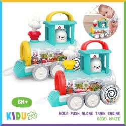 Mainan Kereta Anak Hola Push Alone Train Engine Red Kidu Toys - HPATER