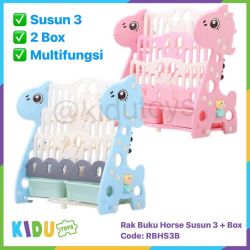 Rak Buku Horse Kidu Toys - RBHS3B