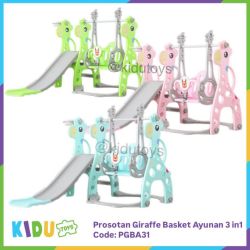Giraffe Ayunan Basket 3 in 1 Kidu Toys - PGAB31