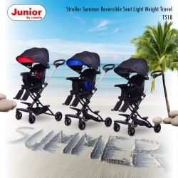 Junior Labeille T518 Stroller Summer Reversible Seat Light Weight Travel - SJLT518SRLSWT