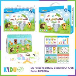 My Preschool Busy Book Huruf Arab Kidu Toys - MPBBAA
